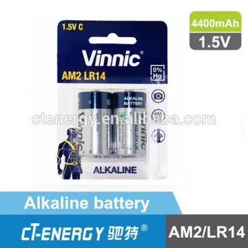2pcs libster packing Nominal volatege1.5v lr14 alkaline batteries