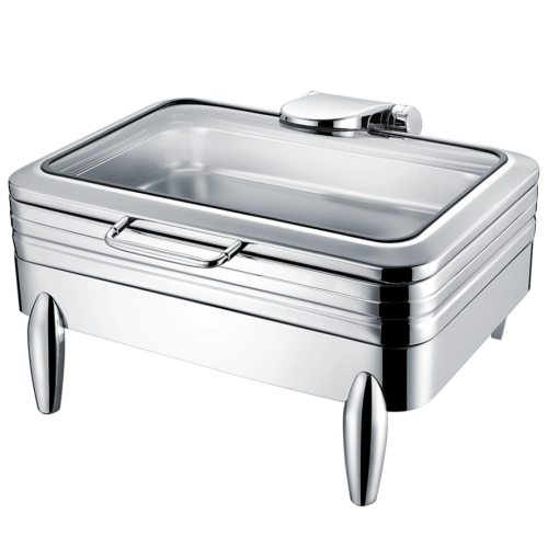 Chafing dish visuel complet pour buffet à clapet