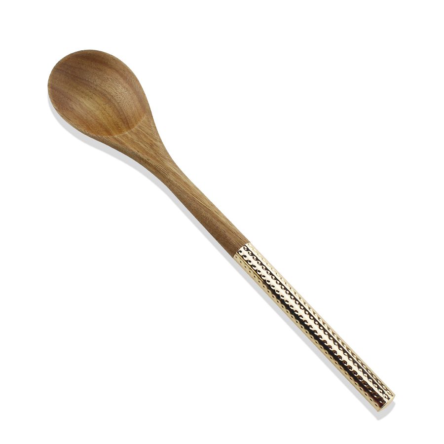 Set di utensili da cucina in legno di acacia antiaderente 7PCS