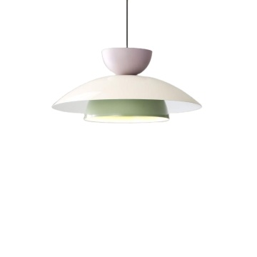 Modern Bar Nordic Light Pendant for Dining Table - Colorful Aluminum Shade Chandelier