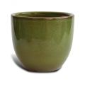 Flower Ceramic Egg Shape Glaze Pot