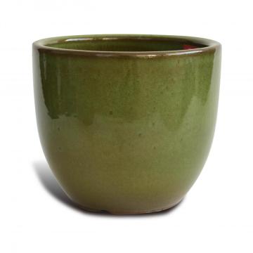 Vaso de jardim de cerâmica em forma de vaso de cerâmica