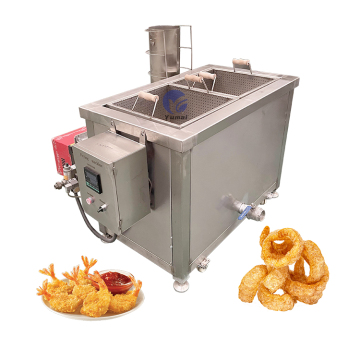 Automatische kleine Snack-Food-Frittiermaschine für Tofu, Falafel und Cashewnüsse