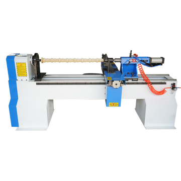 Double Knives CNC Wood Lathe for Stair Handrail Processing