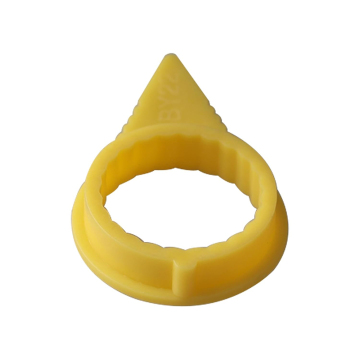 High Quality 100 Pack 33mm Yellow Lug Nuts with Check Indicator for Trucks