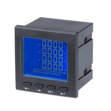 LED display ammeter for three phase