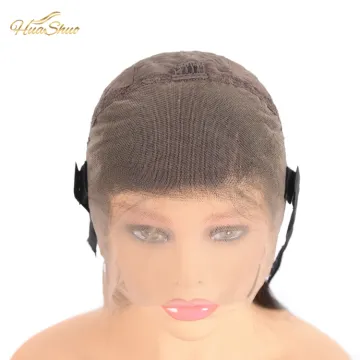 Huashuo Highest Discounts 360 Lace Frontal Wig Chinese Remy Deep Wave Human Hair Wigs For Women #1B Pre Plucked With Baby Hair