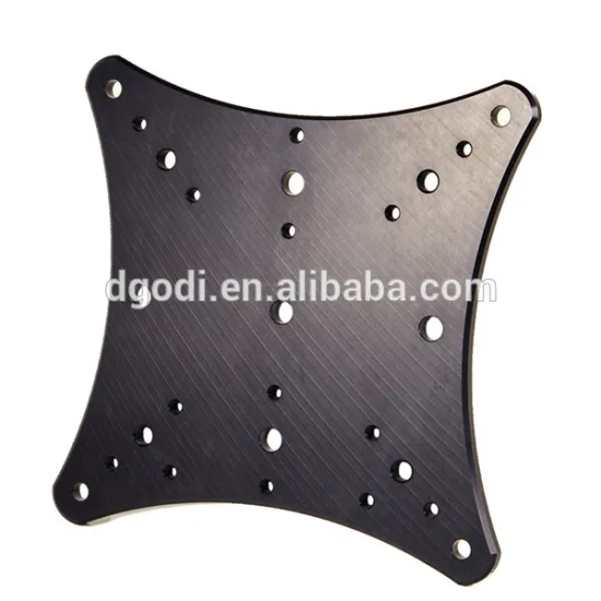 China manufacturer custom black anodize aluminum camera cheese plate