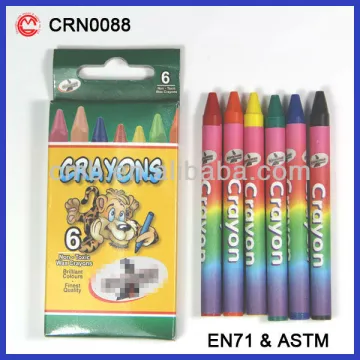 COLOR WAX CRAYON SET 6