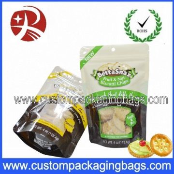 100 Ldpe Stand Up Foil Pouches For Pet Food Bag With Cookies Packaging