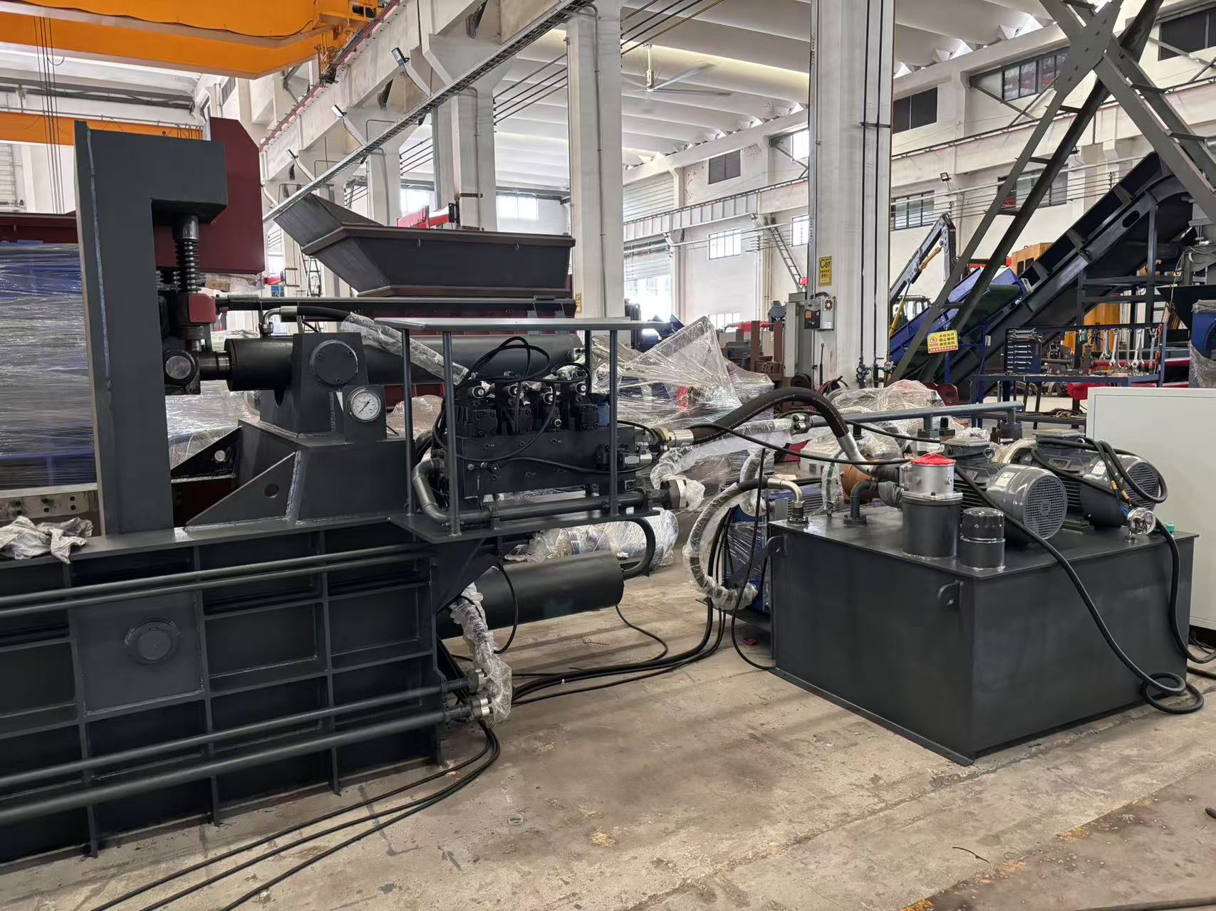 Scrap Metal Press Baler For Aluminum Tin Cans