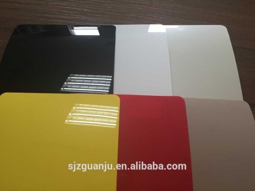 High Gloss Color Plastic Coated Mdf Board Pvc Film