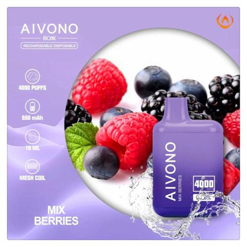 Aivono aim boxx 4000 पफ्स डिस्पोजेबल vape डिवाइस