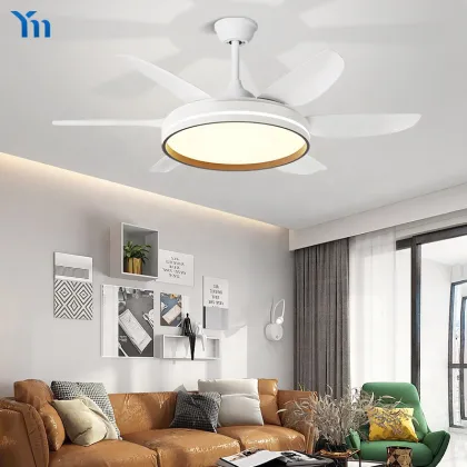 Modern LED Decorative Ceiling Fan with Light and Remote Control - Fans Home Appliances