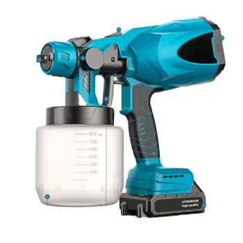 Customizable Lithium Electric Paint Spray Gun for Home Use