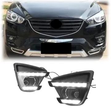 Gobison LED Fog Lamps with Daytime Running and Turn Signal Lights for Mazda CX-5/CX5 2012-2016