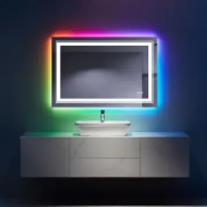 Backlit Rectangle Smart LED Bathroom Mirror