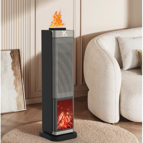 2000W Quick Heating PTC Heater with 3D Flame & Humidifier