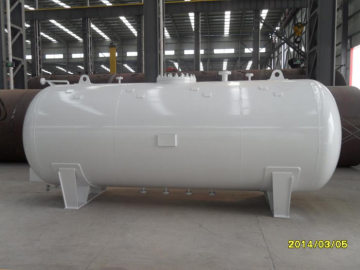 Horizontaler Edelstahltank