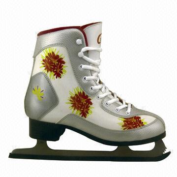 1.4mm PVC leather short track figure ice skate, RPIS0071
