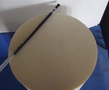 Car Honeycomb Ceramic Filter Plate , Porous Ceramic For Catalytic Converter