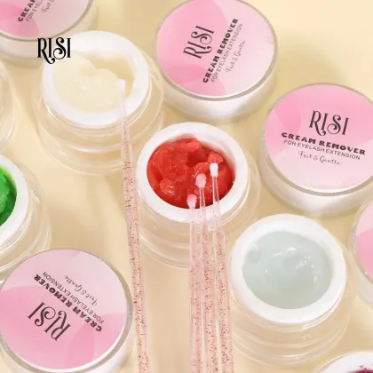 RISI Custom Cream Lash Extension Glue Remover - Bulk Eyelash Remover Private Label