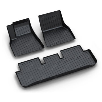 Waterproof Vacuum-Moulding Floor Mats for Tesla Model S 2016-2022 - TPE Material Car Floor Mats