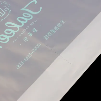 Double cups drink milk tea bag