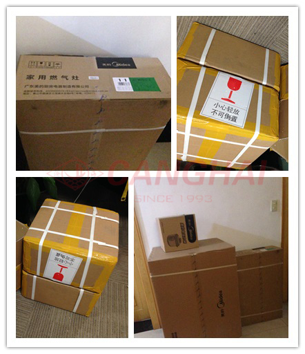 Semiautomatic PE band carton strapping machine