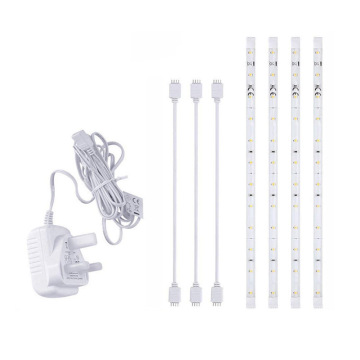 Ready-to-Ship SMD2835 LED Strip Light Kit - 4x30cm Packs with EU, US, UK Plugs