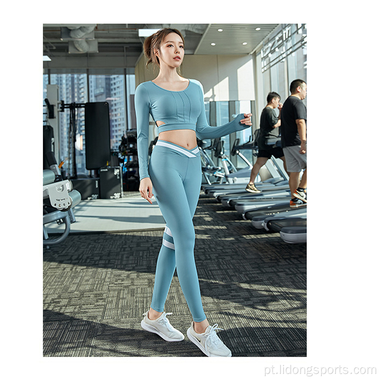 Women Yoga Sportswear Afterwear Active Active Wear Conjunto