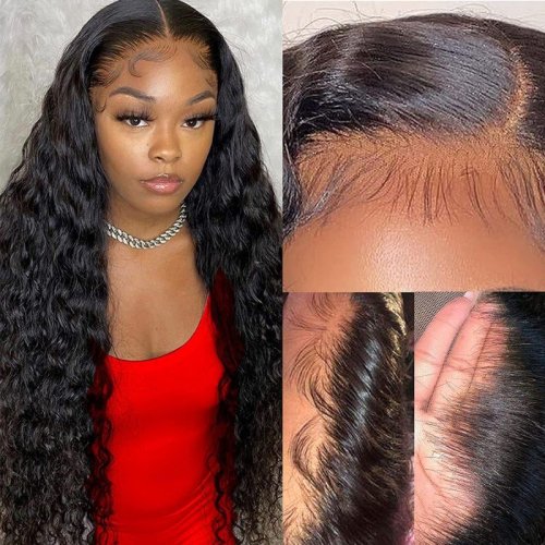 Bone Straight Lace Frontal Wig Natural Human Hair Wig Raw Brazilian Virgin Human Hair Hd Full Lace Front Wig