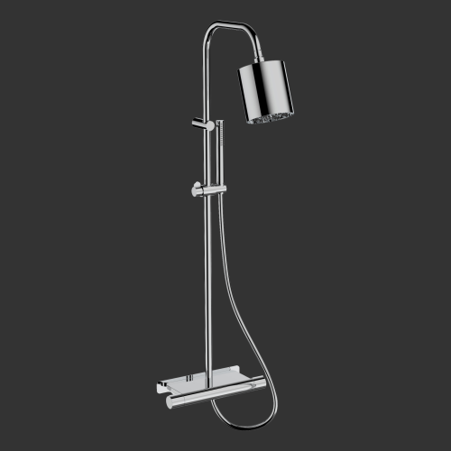 Modern Brass Thermostatic Shower Column