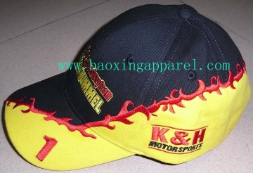 heavy brushed cotton cap baseball in bicolour