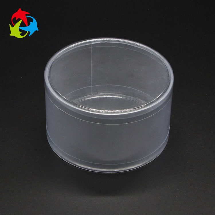 Gift display round clear plastic cylinder packaging