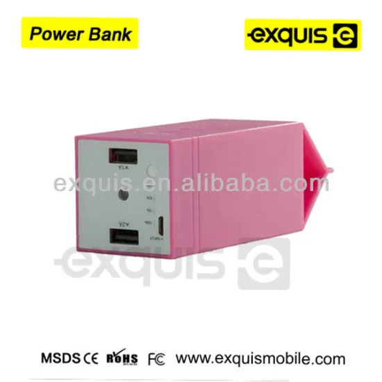 High quality cheap portable super fashion cute milk 10400mAh power bank