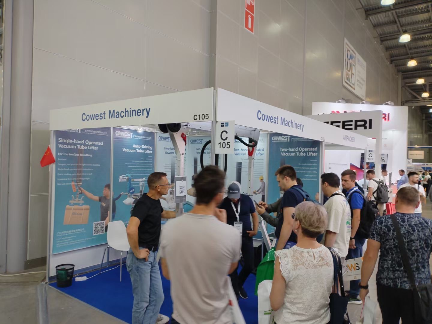 COWEST Machinery Shines at CeMAT RUSSIA 2024 (7)