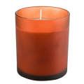 round 330ml amber glass candle holder candle jar