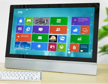 23 Inch Led Touchscreen Panel Pc , 10 Points Infrared Touch Pc Aio