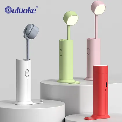 Modern Eye Protection Bedside Lamp with Charging Station