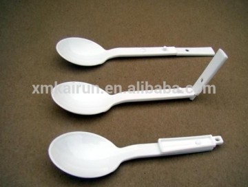 Special Extended Length 125mm Plastic Folded Folding Spoon
