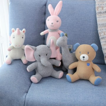 Birthday Gift for Girls Handmade Stuffed Animal Doll Crochet Toy Baby Toy Knitted Soft Toy