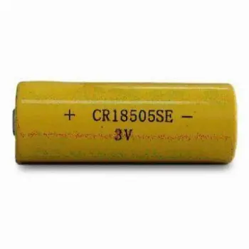 Li-MnO2 Cylindrical Battery, 3.0V, 3,000mAh Capacity for Water Meter Instrument
