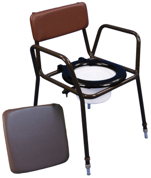 Economy Stacking Commode Chair