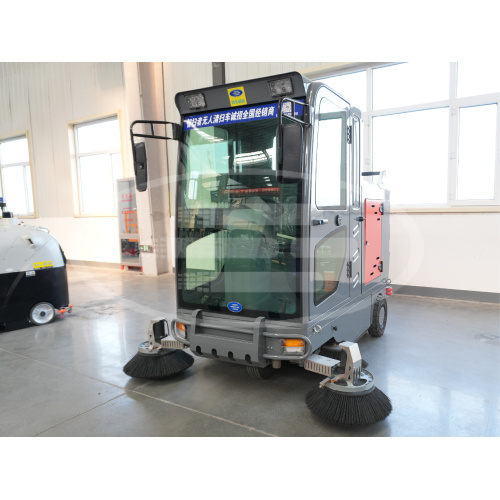 Lái xe điện tự động trên xe quét