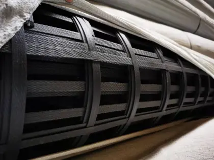 High Strength Steel Plastic Composite Geogrid