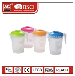 Classic food grade plastic cold water kettle jug