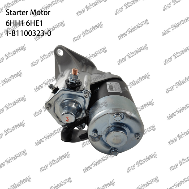 6HH1 6HE1 Starter Motor 11T 24V 4.5KW - Compatible with Isuzu Engine Parts