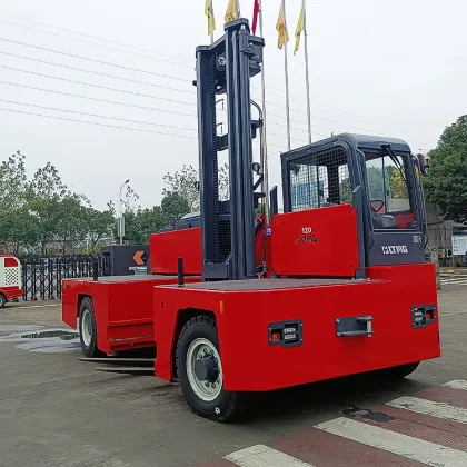 High-Quality 12 Ton Combilift Side Loader Forklift with Hydraulic Gearbox - China Brand Container Forklift