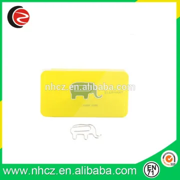 Elephant Shaped Paper Clips PS Set